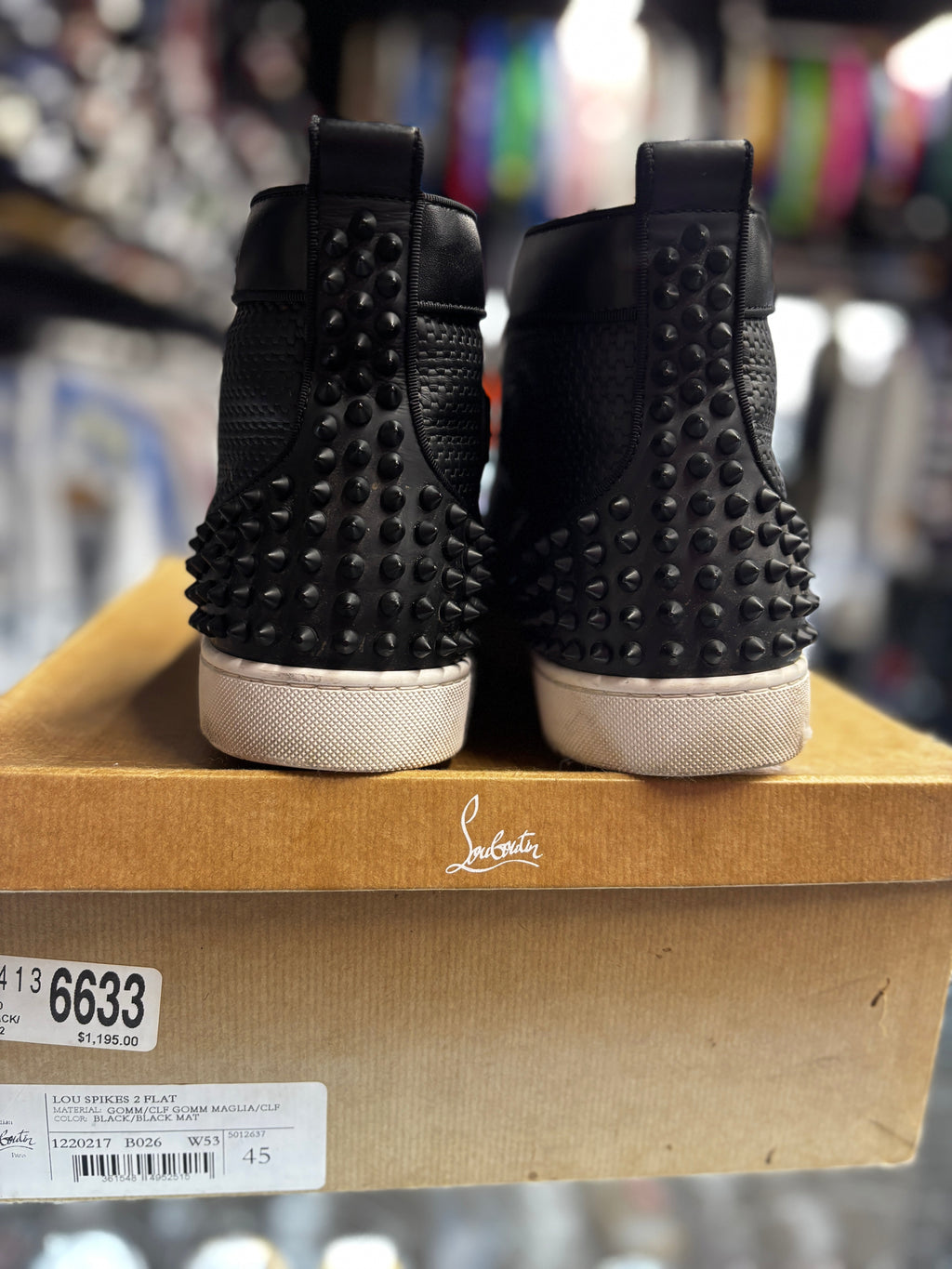 Christian Louboutin Spike High "Black"