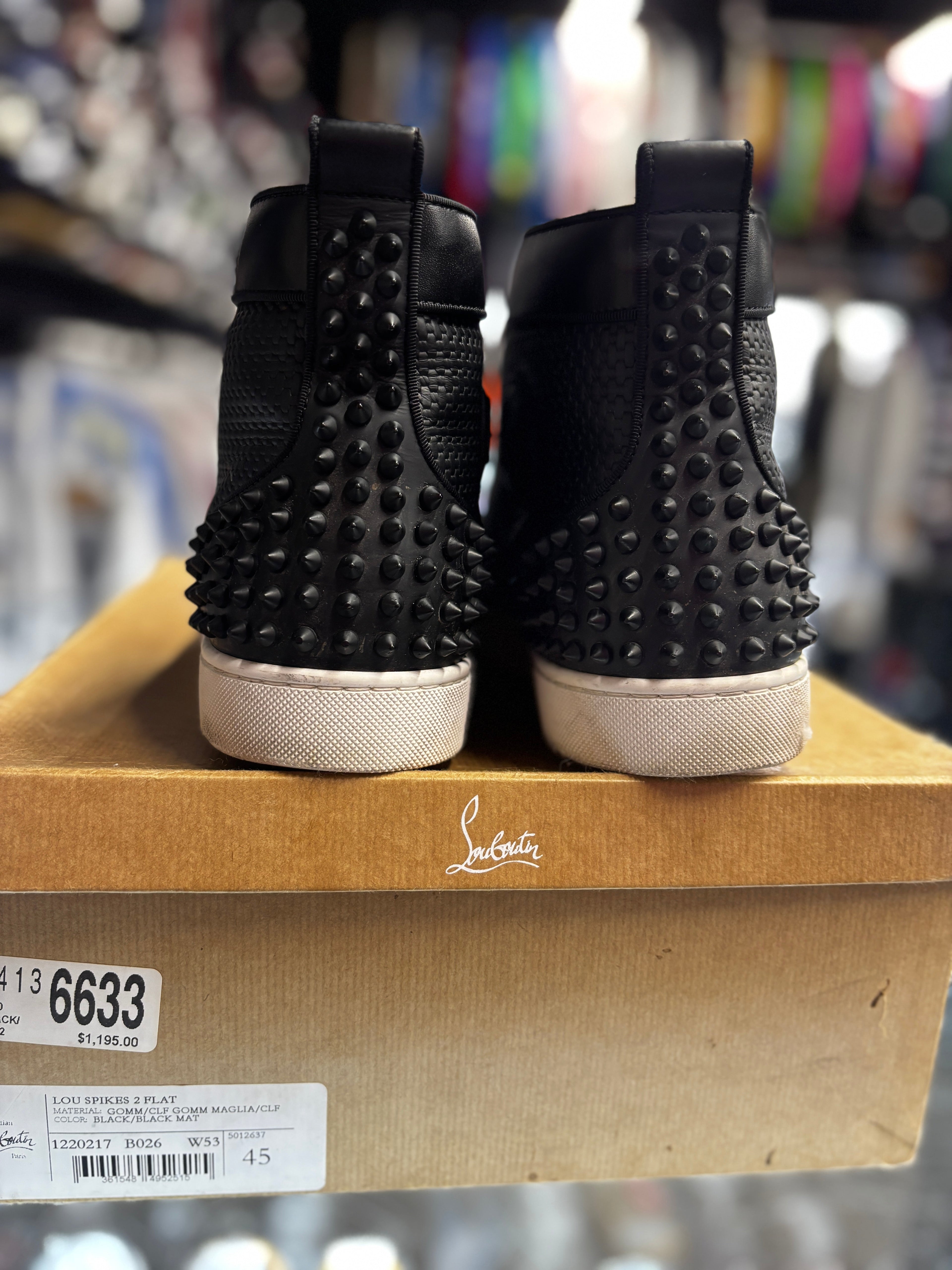 Christian Louboutin Spike High "Black"