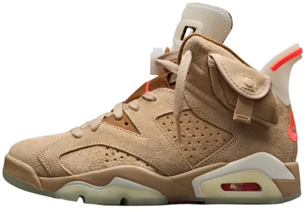 2021 Air Jordan Retro 6 "Travis Scott British Khaki"
