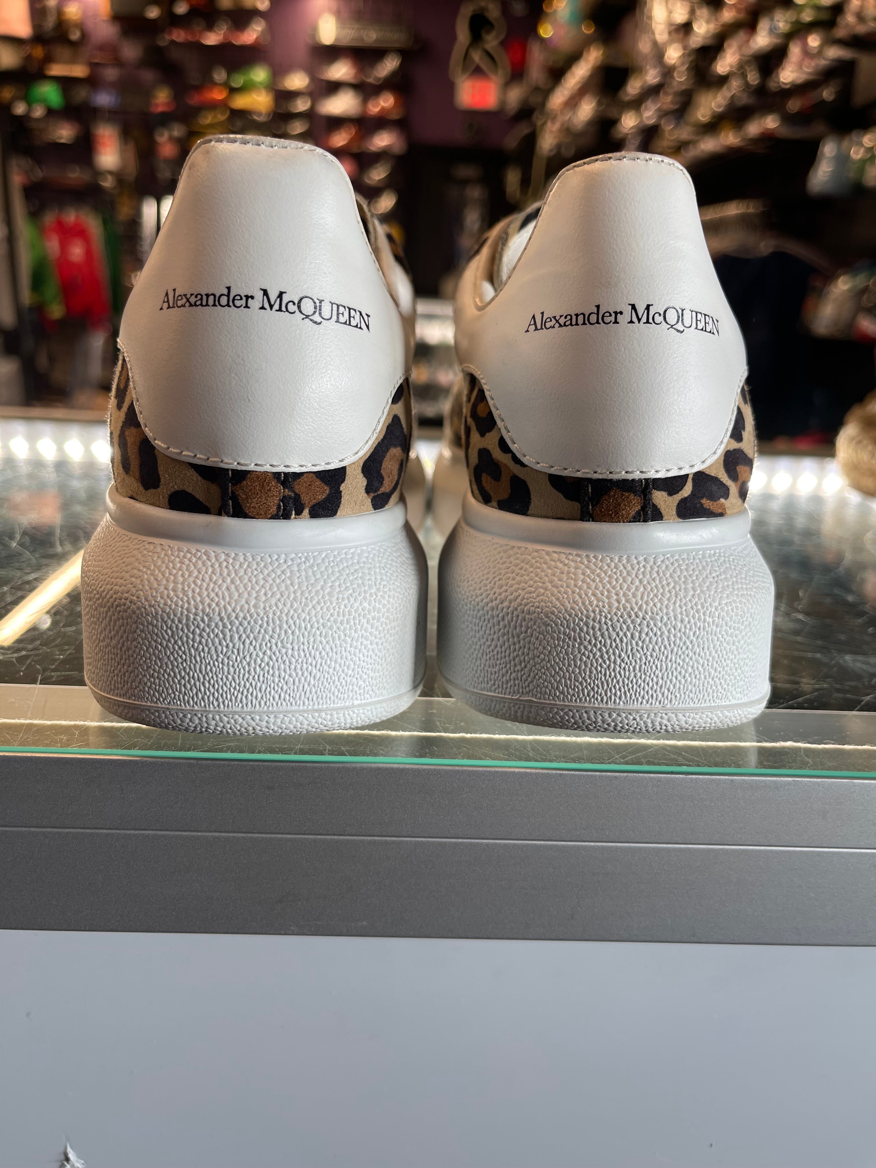 Alexander McQueen Oversized  Sneaker "Leopard Suede"