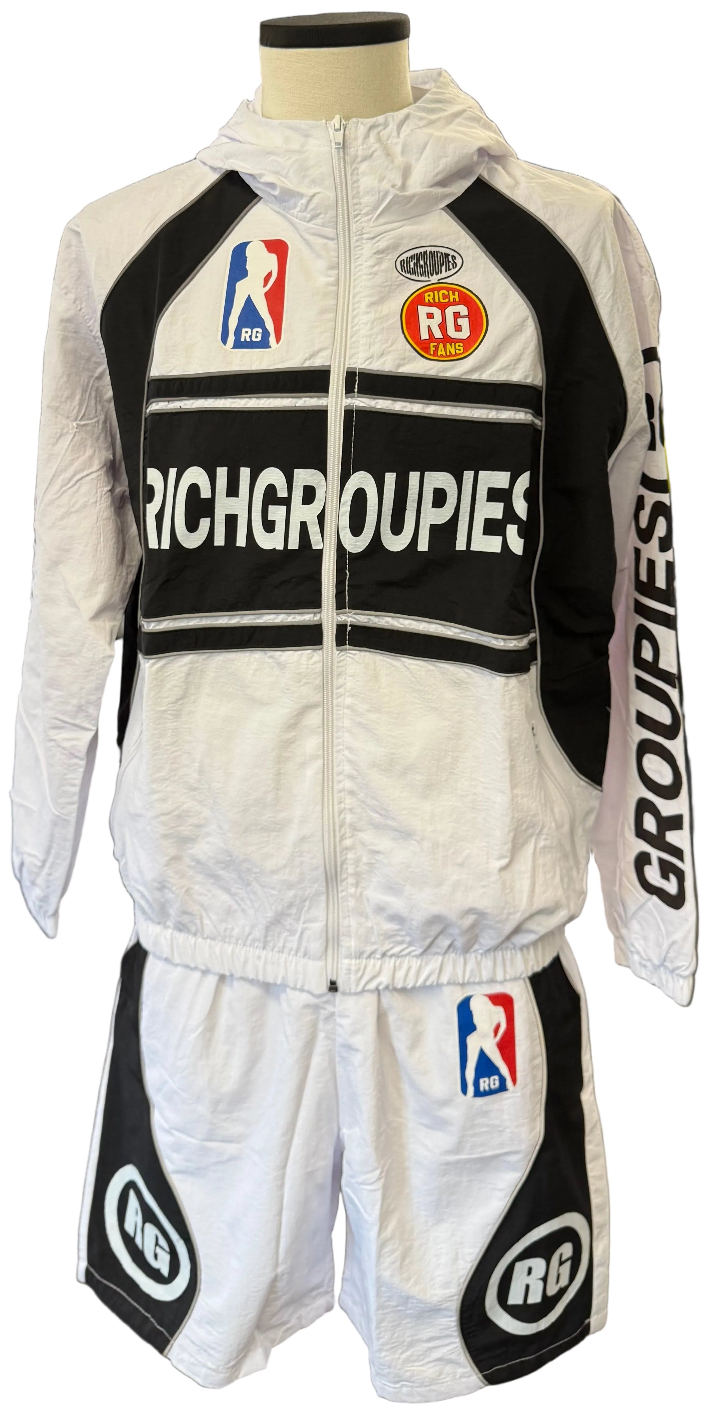 Rich Groupies Raceway Sets "White Black"