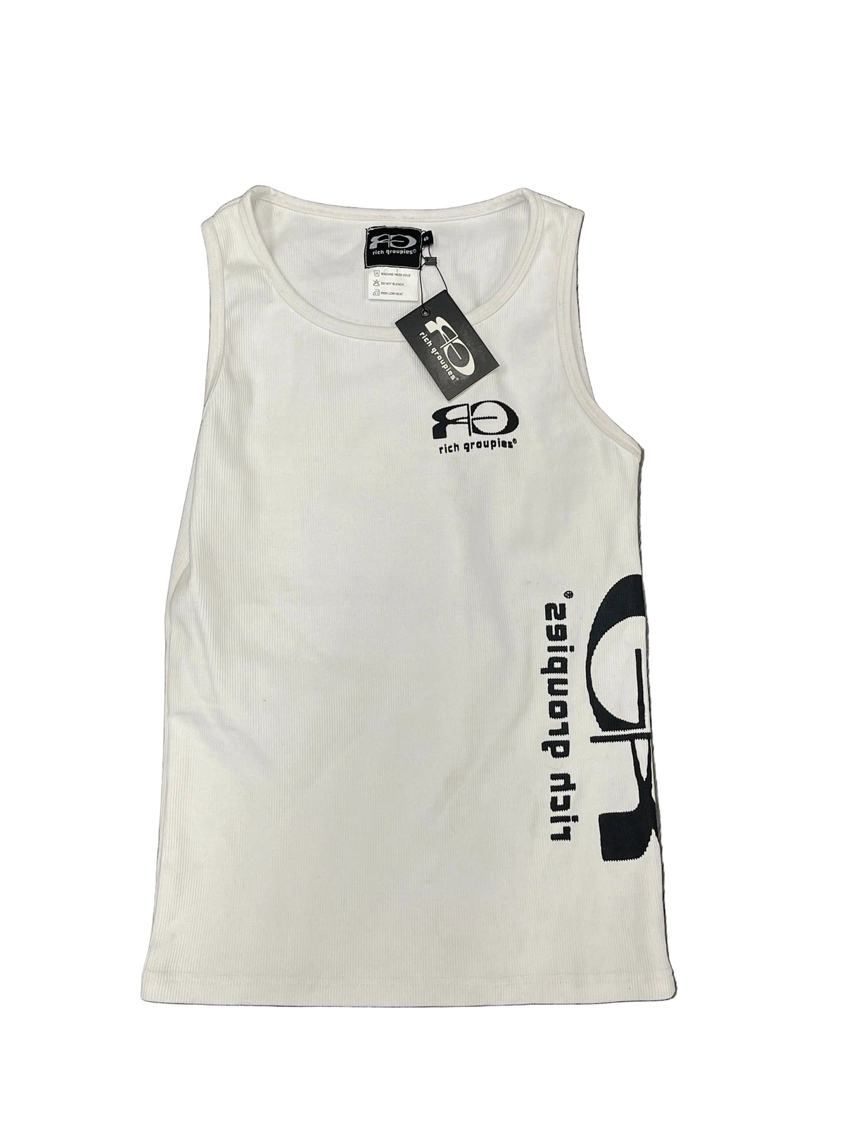 Rich Groupies Muscle Tee "White"