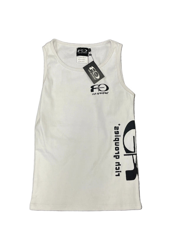 Rich Groupies Muscle Tee "White"