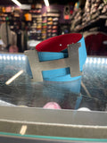 Hermes Belt Reversible "Blue, Brown, Red, Black"