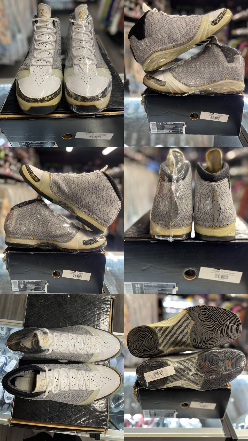 2008 Air Jordan 23 OG "White Stealth"