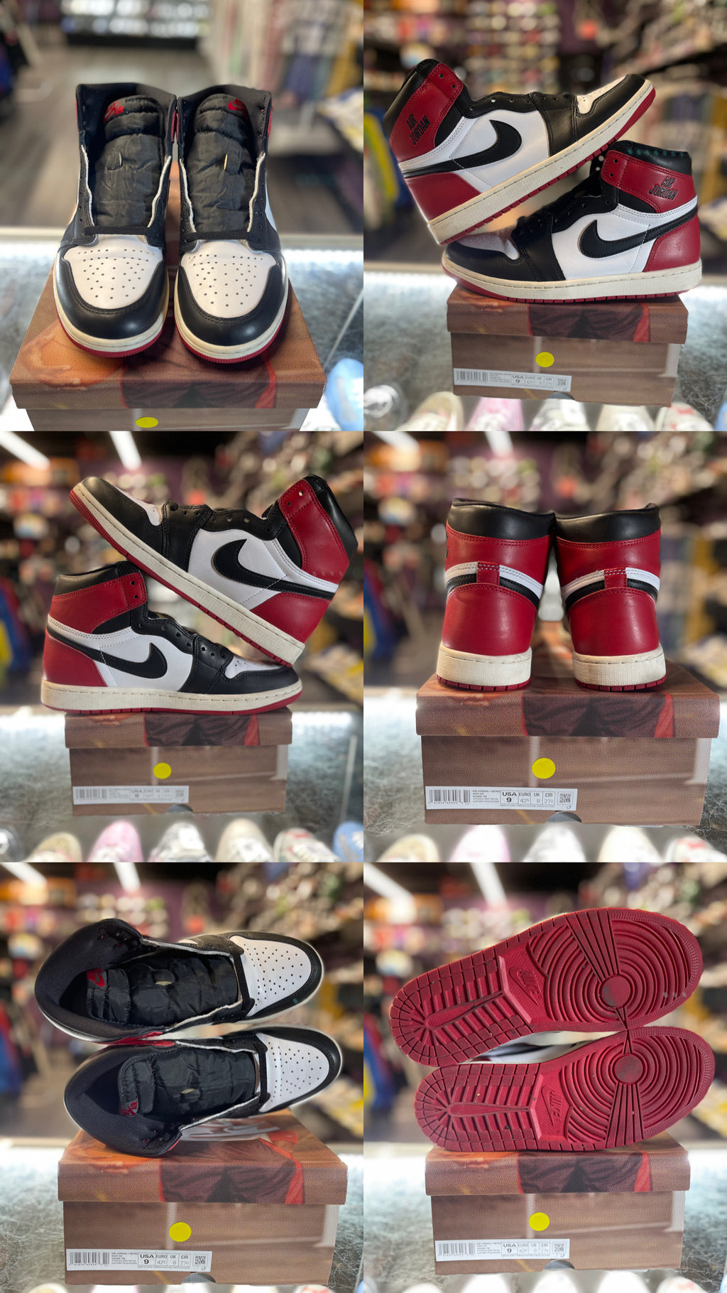 2025 Air Jordan Retro 1 High OG "Black Toe Reimagined"