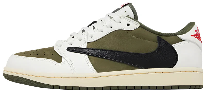 2024 Air Jordan Retro 1 Low OG SP "Travis Scott Medium Olive"
