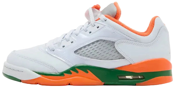 2024 Air Jordan Retro 5 Low "Miami Hurricanes" (GS)
