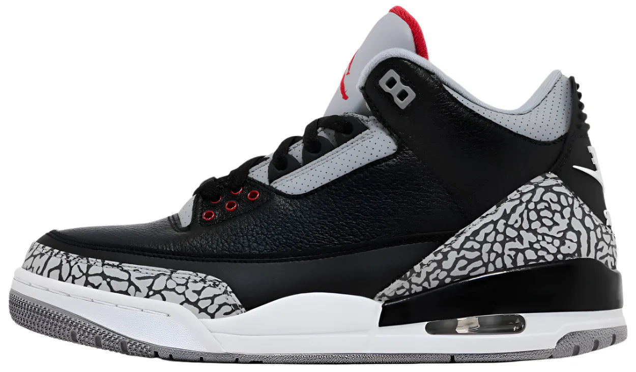 2018 Air Jordan Retro 3 "Black Cement"