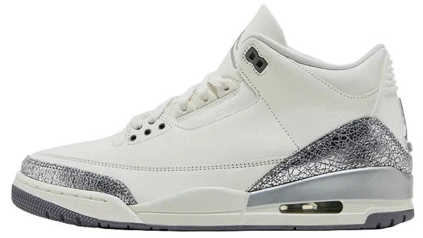 2025 Air Jordan Retro 3 "Sail Metallic Silver" (W)