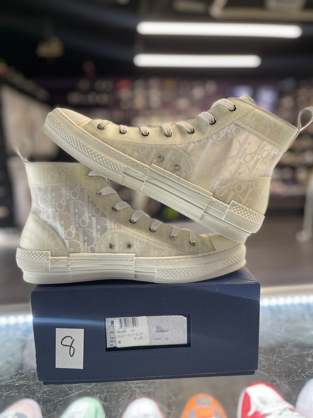Christian Dior B23 "White Transparent Paneling"