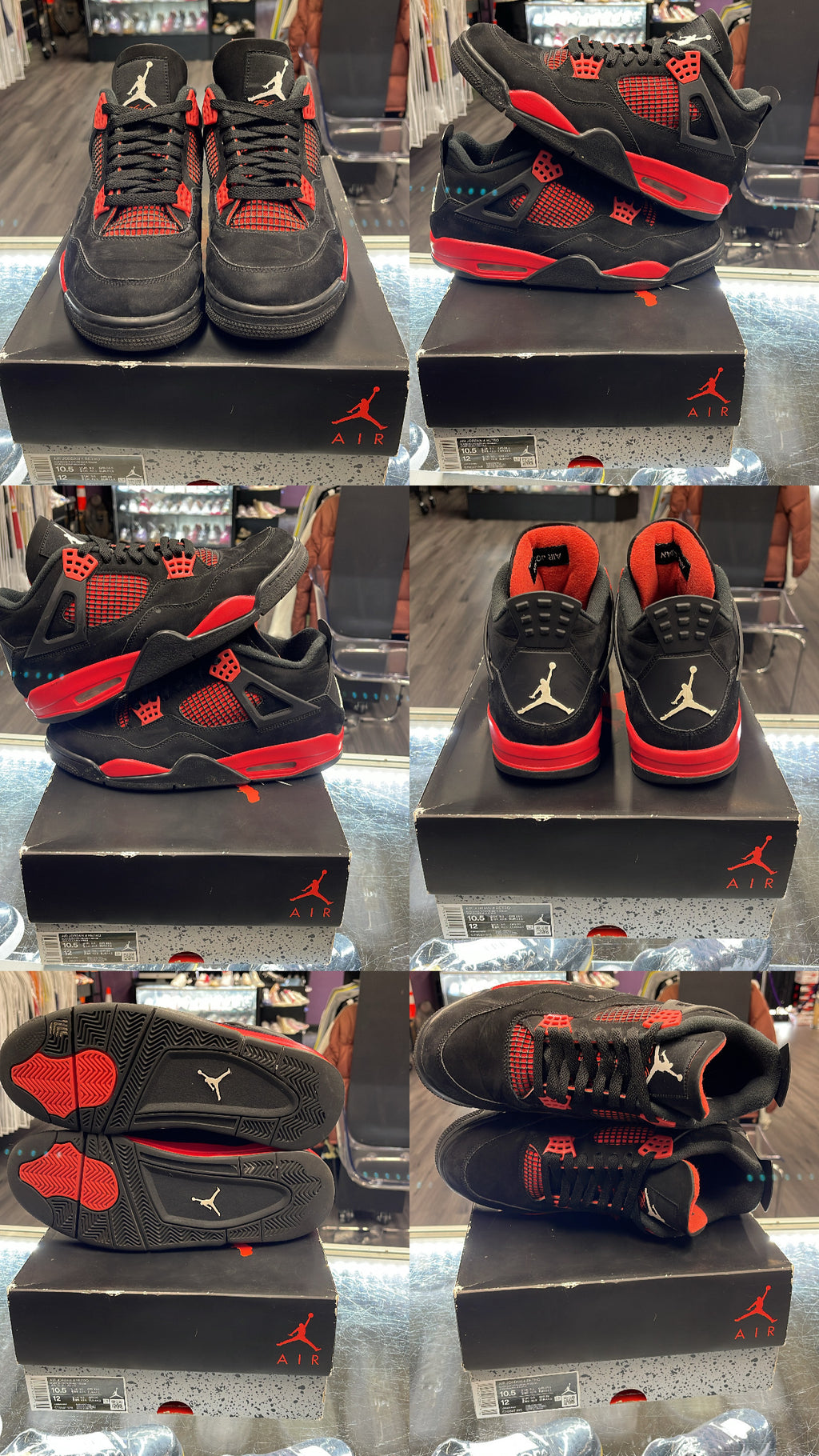 2022 Air Jordan Retro 4 "Red Thunder"