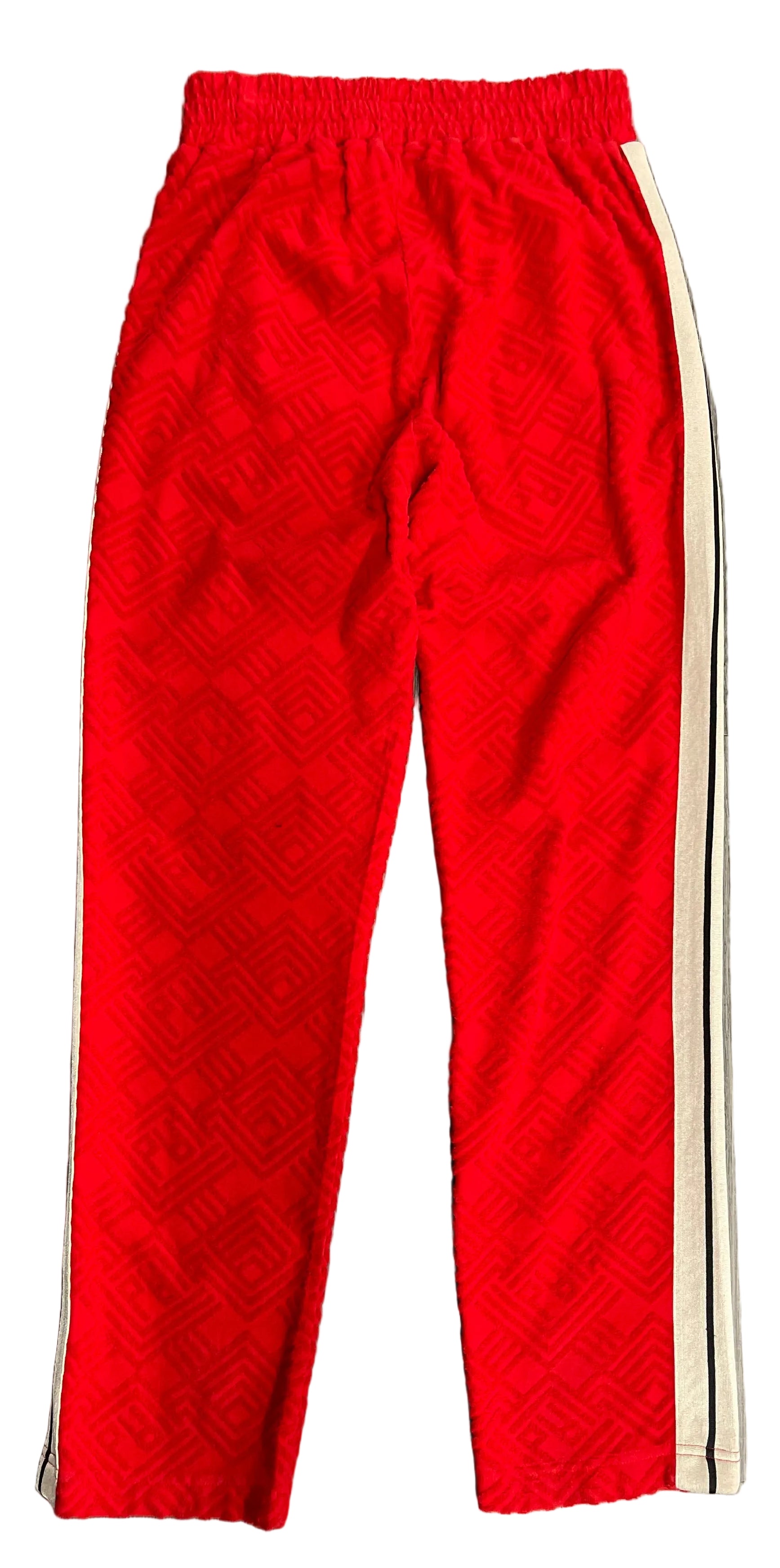 Palm Angels Terry Logo Track Pants "Red" (W)