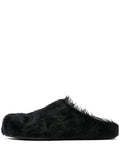Marni Slides Black Fur