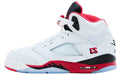 2025 Air Jordan retro 5 "Fire Red Black Tongue" (GS)