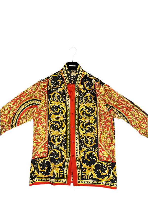 Versace Silk Button Up