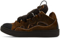 Lanvin Curb Sneaker "Brown Pony Fur