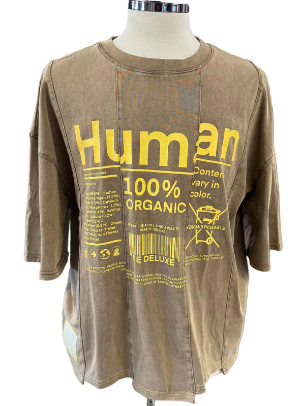 Deluxe Hills Human Tee “Brown”