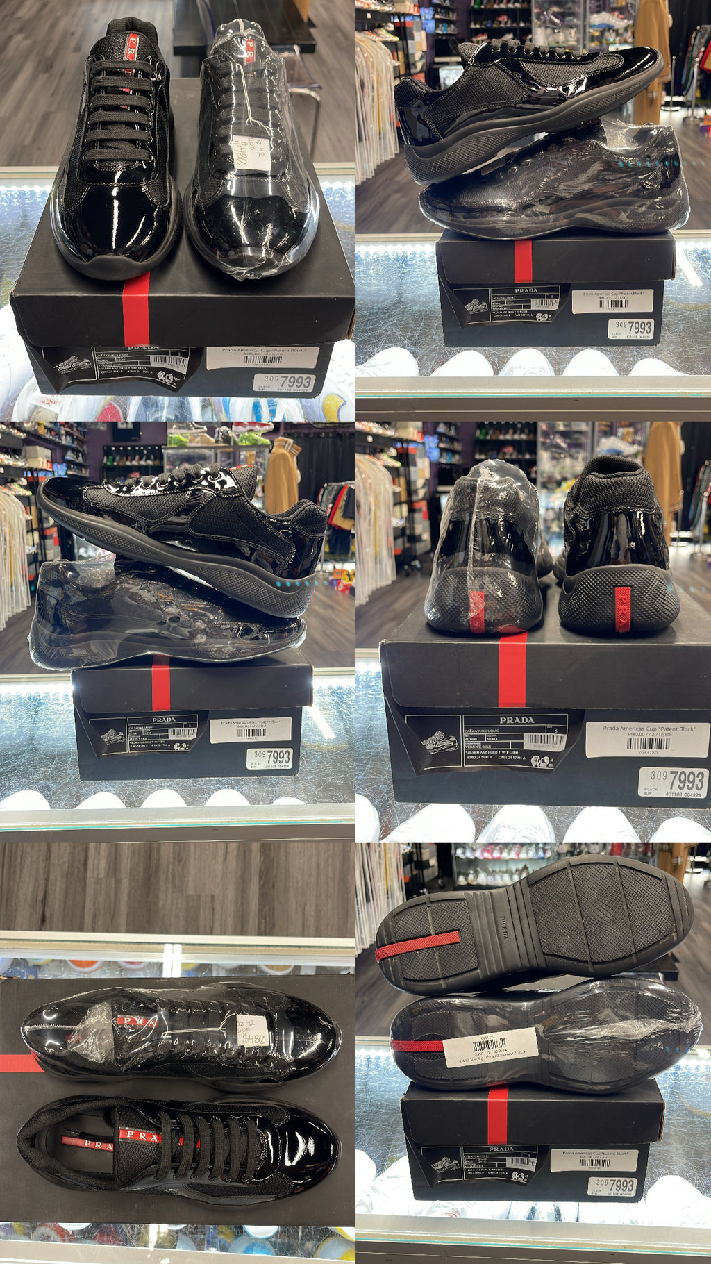 Prada Americas Cup "Patent Black"