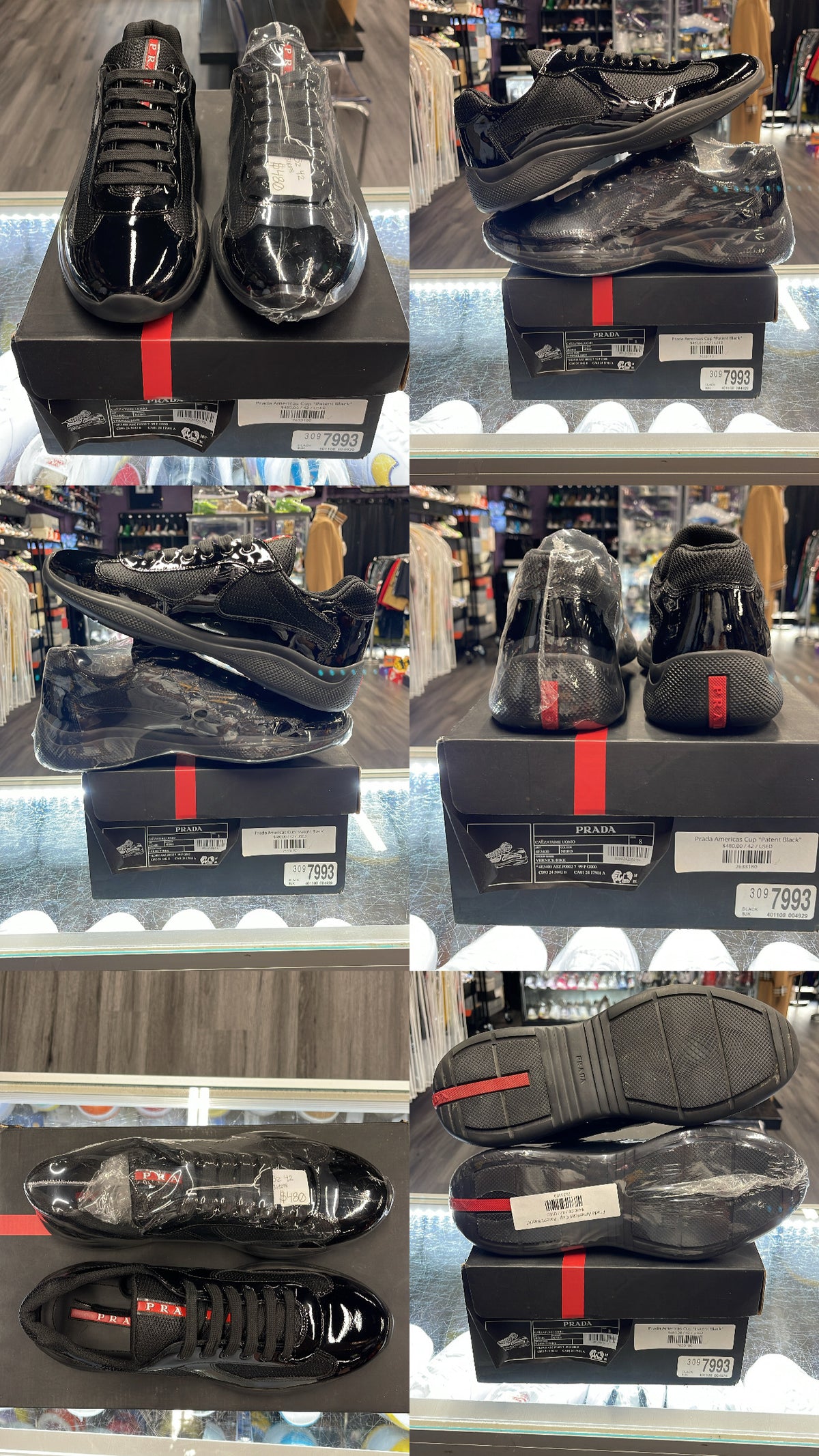Prada Americas Cup "Patent Black"