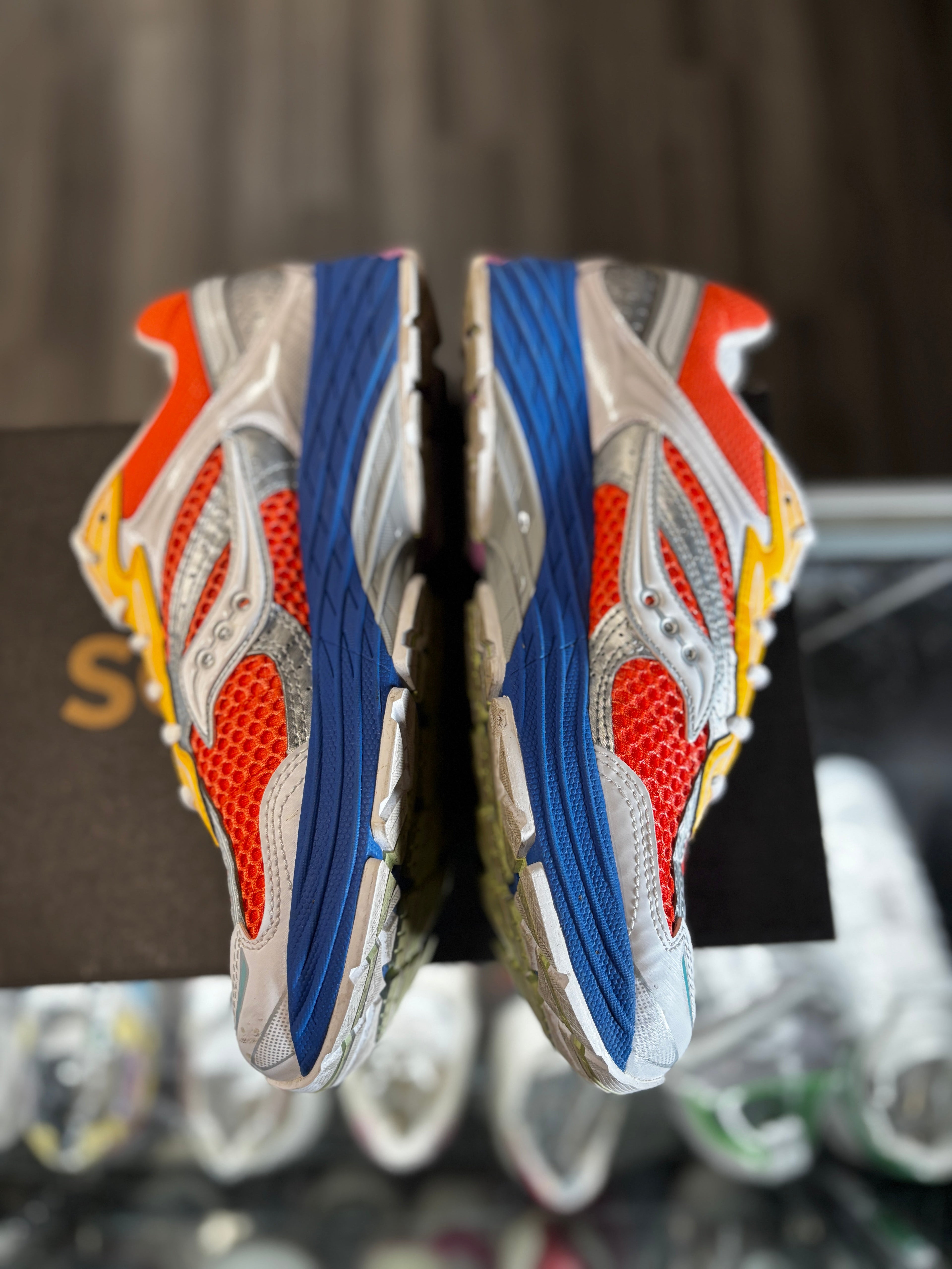 2025 Saucony Progrid Omni 9 "Orange/Multi Color"