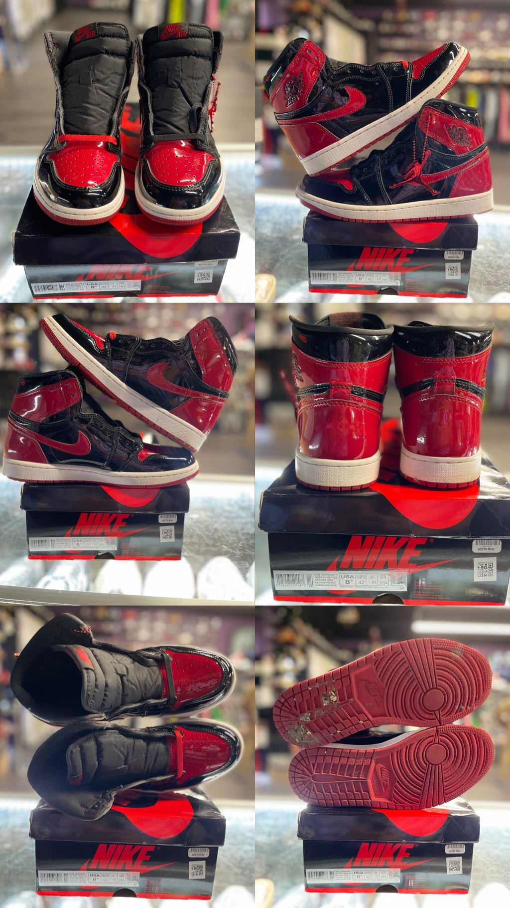 2021 Air Jordan Retro 1 High OG "Patent Bred"