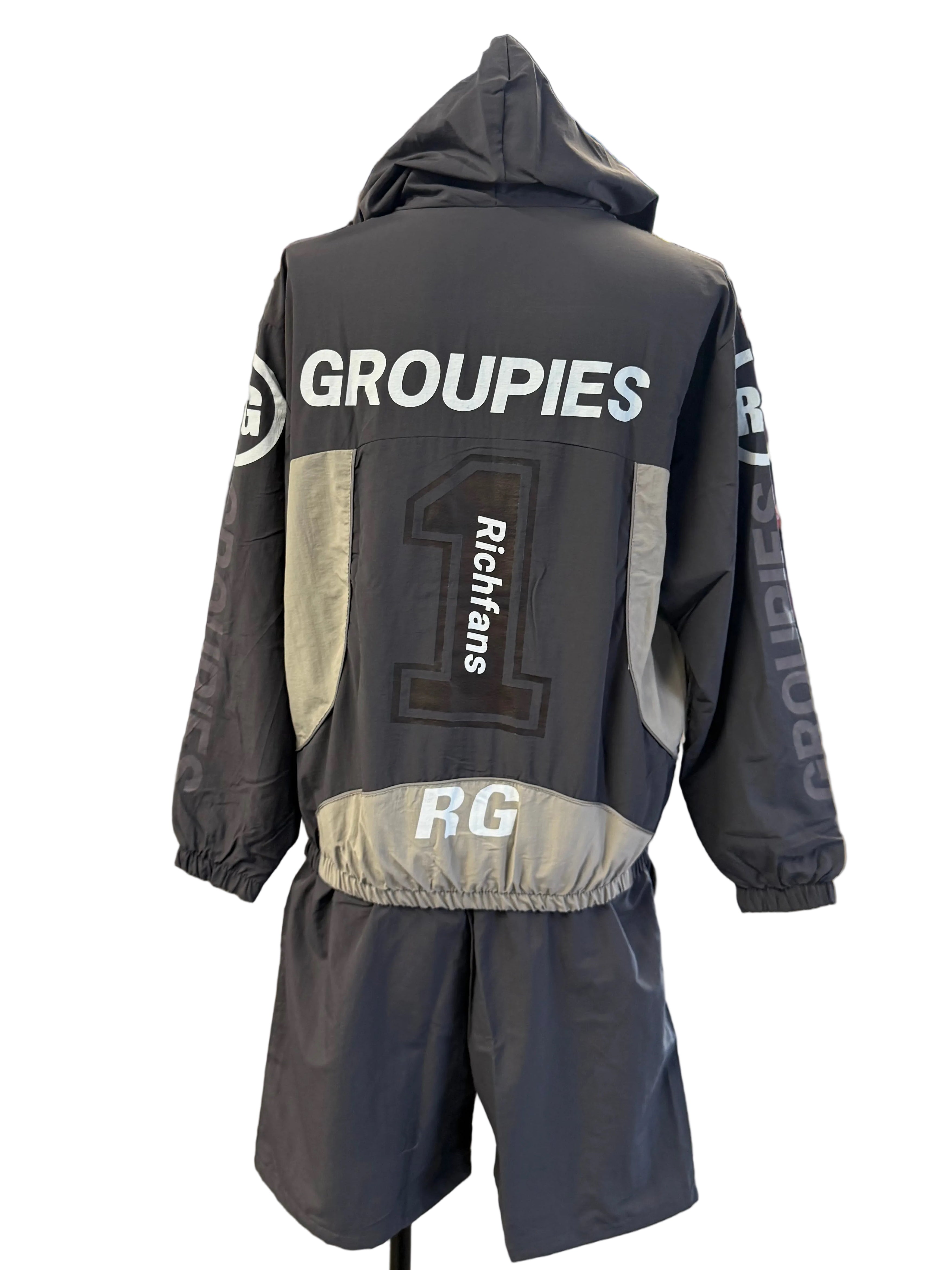 Rich Groupies Short Sets "Grey"