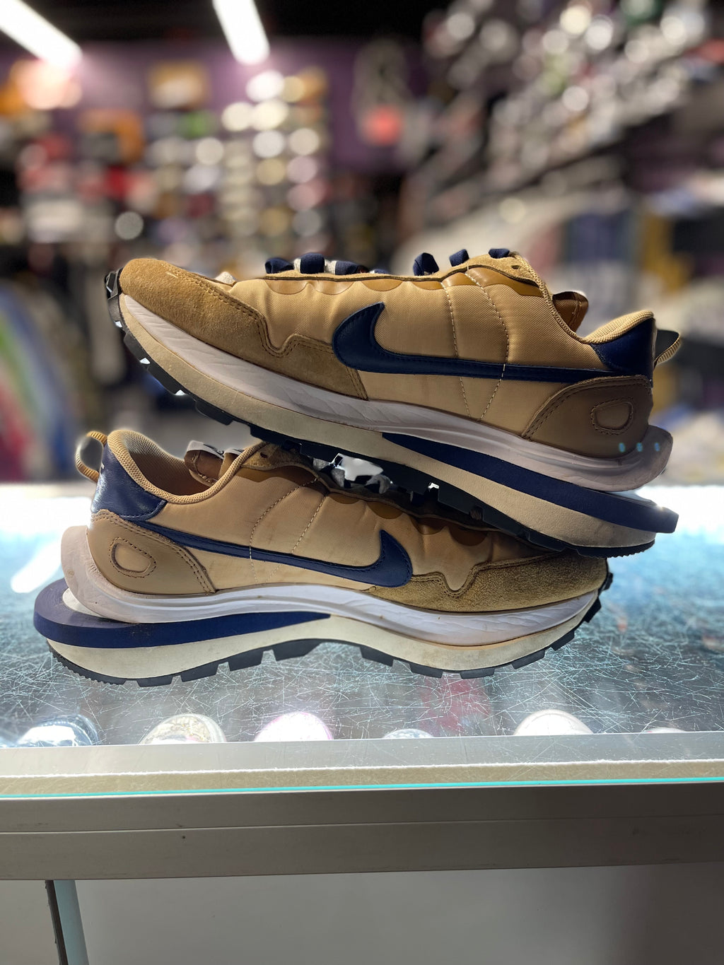 2021 Nike VaporWaffle "Sacai Sesame Blue Void"