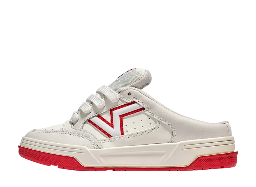 Vans Upland Mule "White/Red"