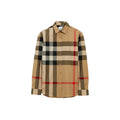 Burberry Check Button Down "Beige"