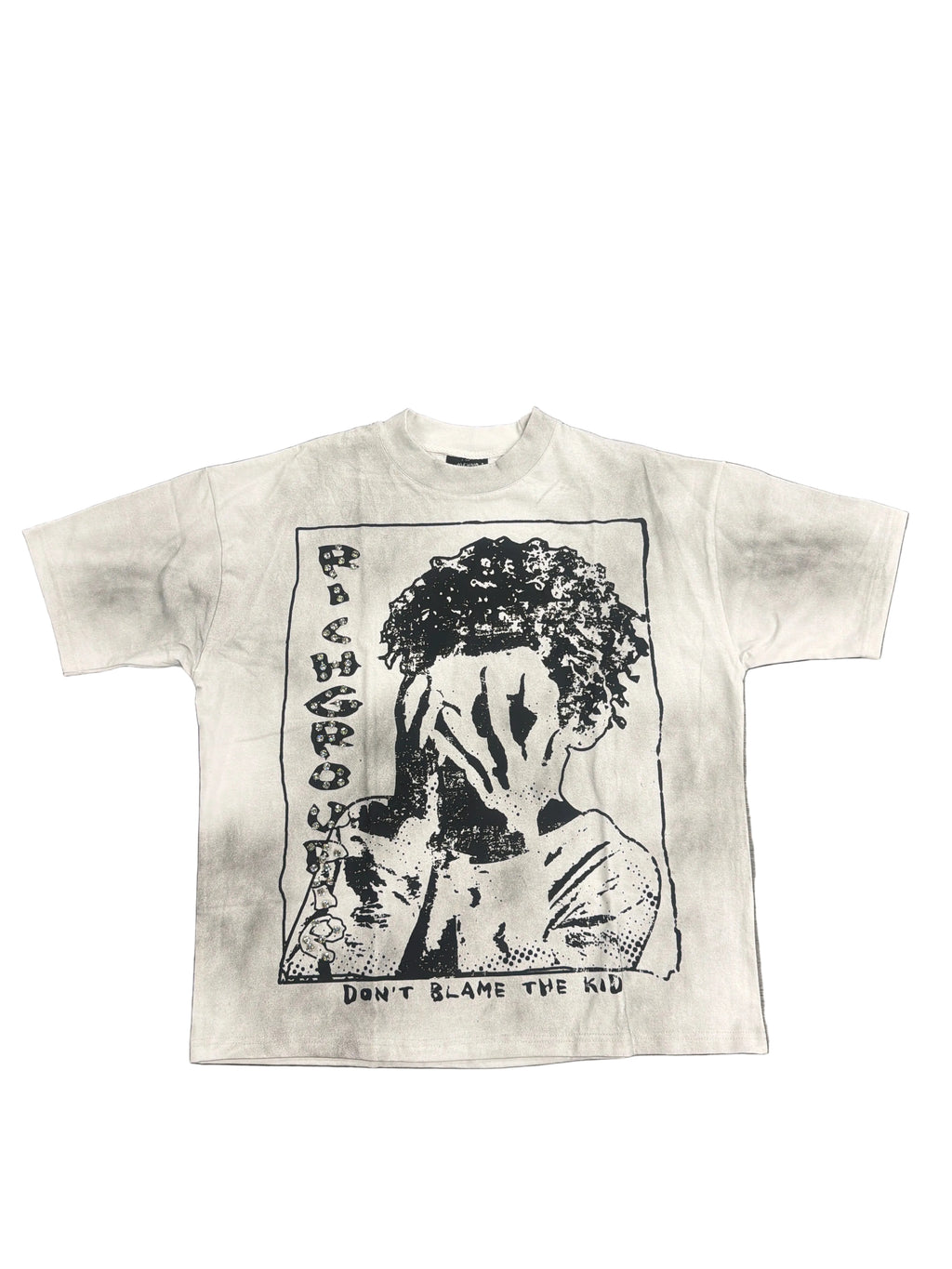 Rich Groupie Tee "Don't Blame the Kid Black"