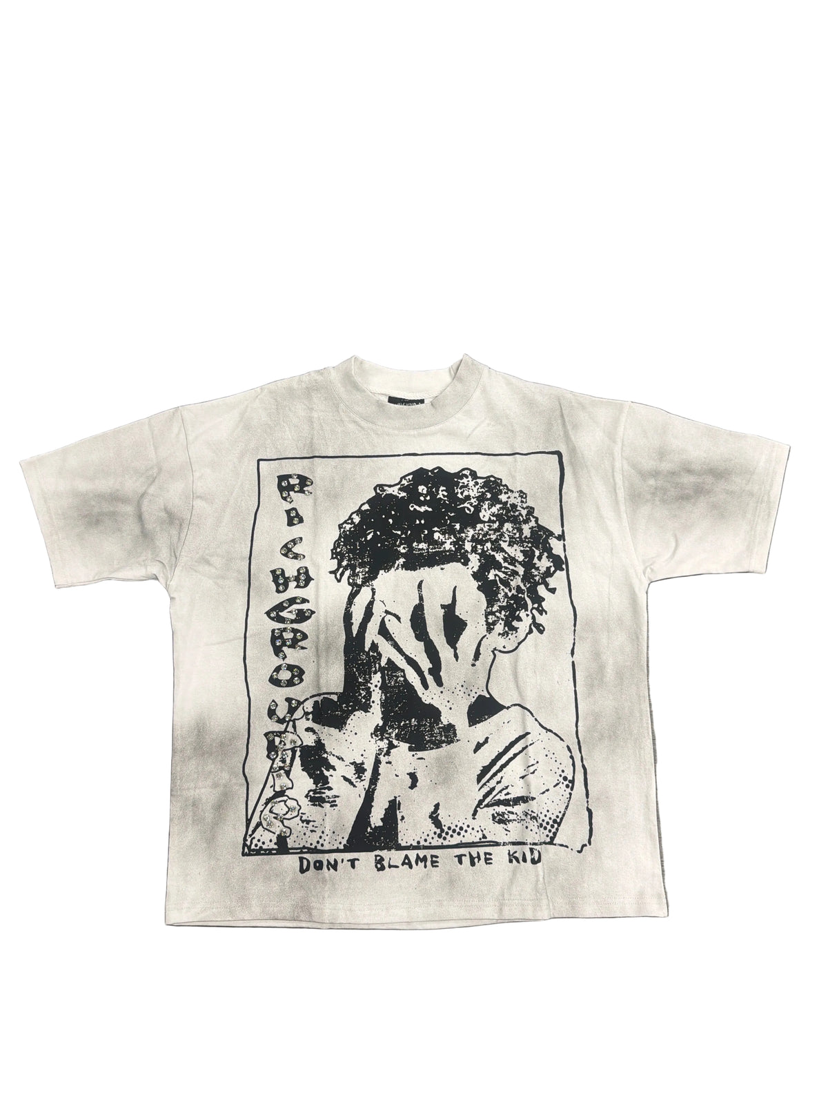 Rich Groupie Tee "Don't Blame the Kid Black"