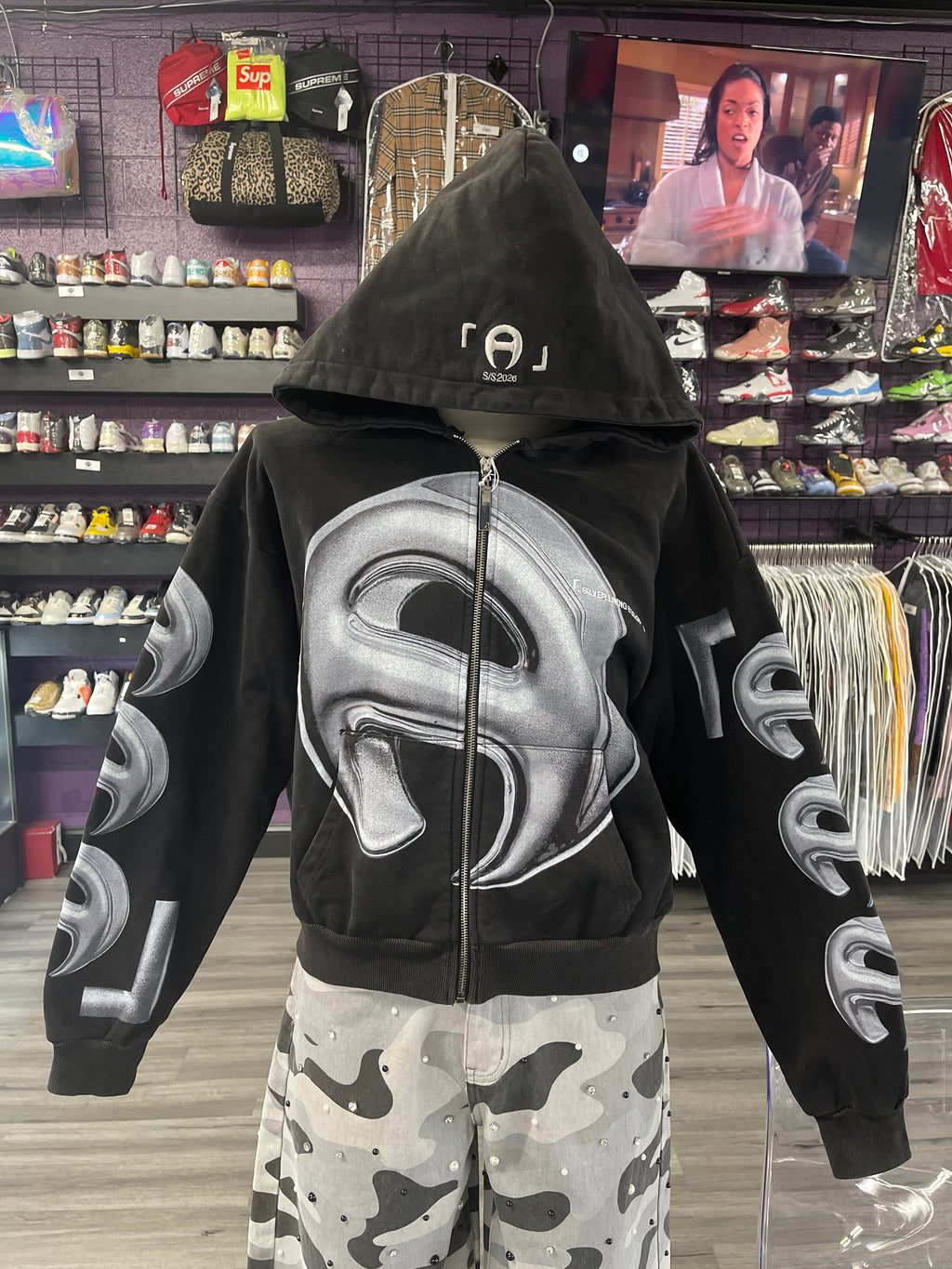 Silver Studios Cropped Hoodie