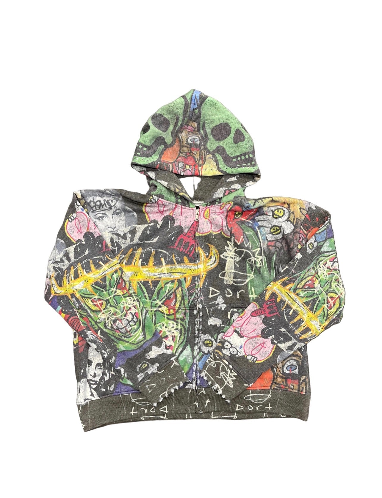 Rich Groupies Zip-Up Hoodie "Gangermatic Black"