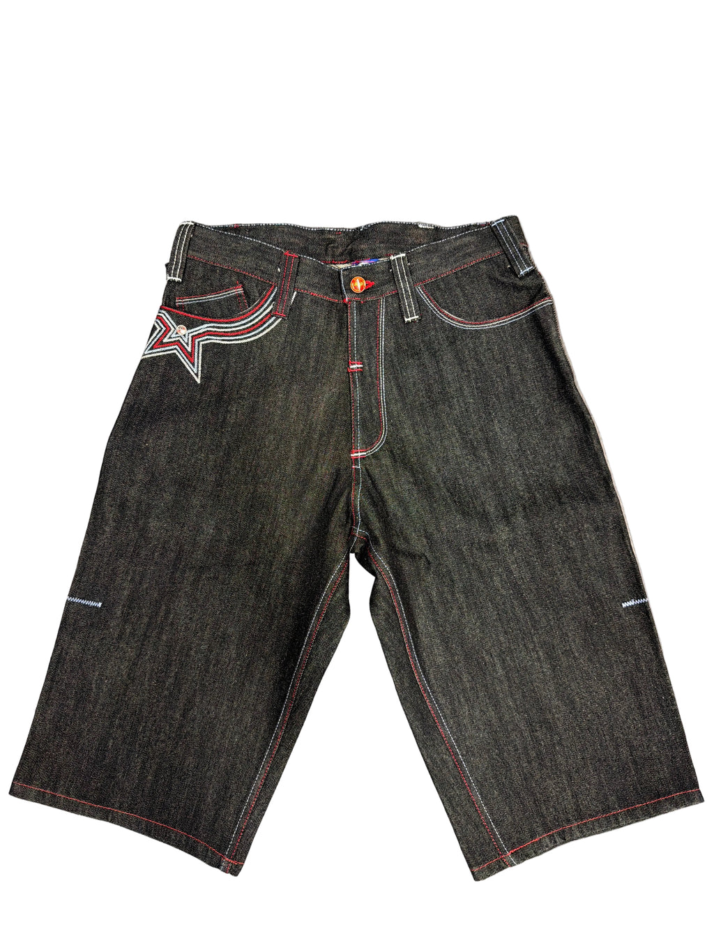 Reno 999 Jean Shorts "Black/Multi"