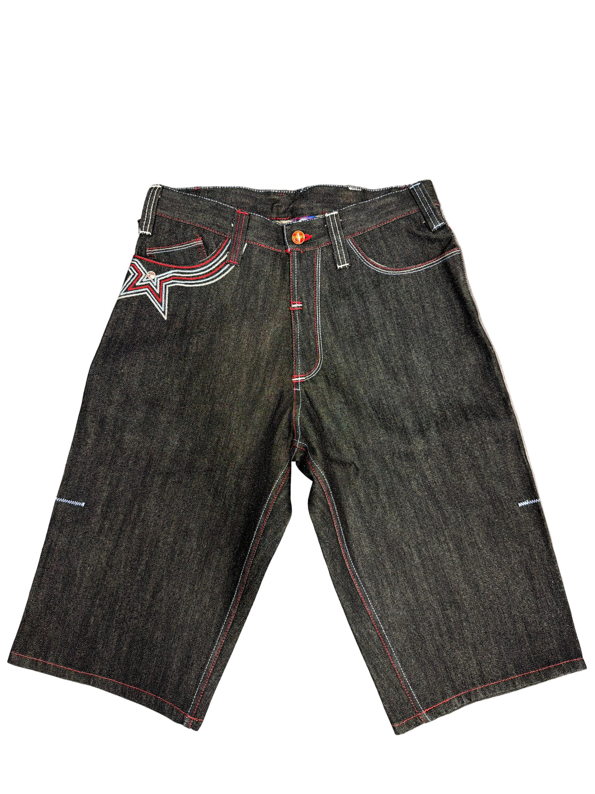 Reno 999 Jean Shorts "Black/Multi"
