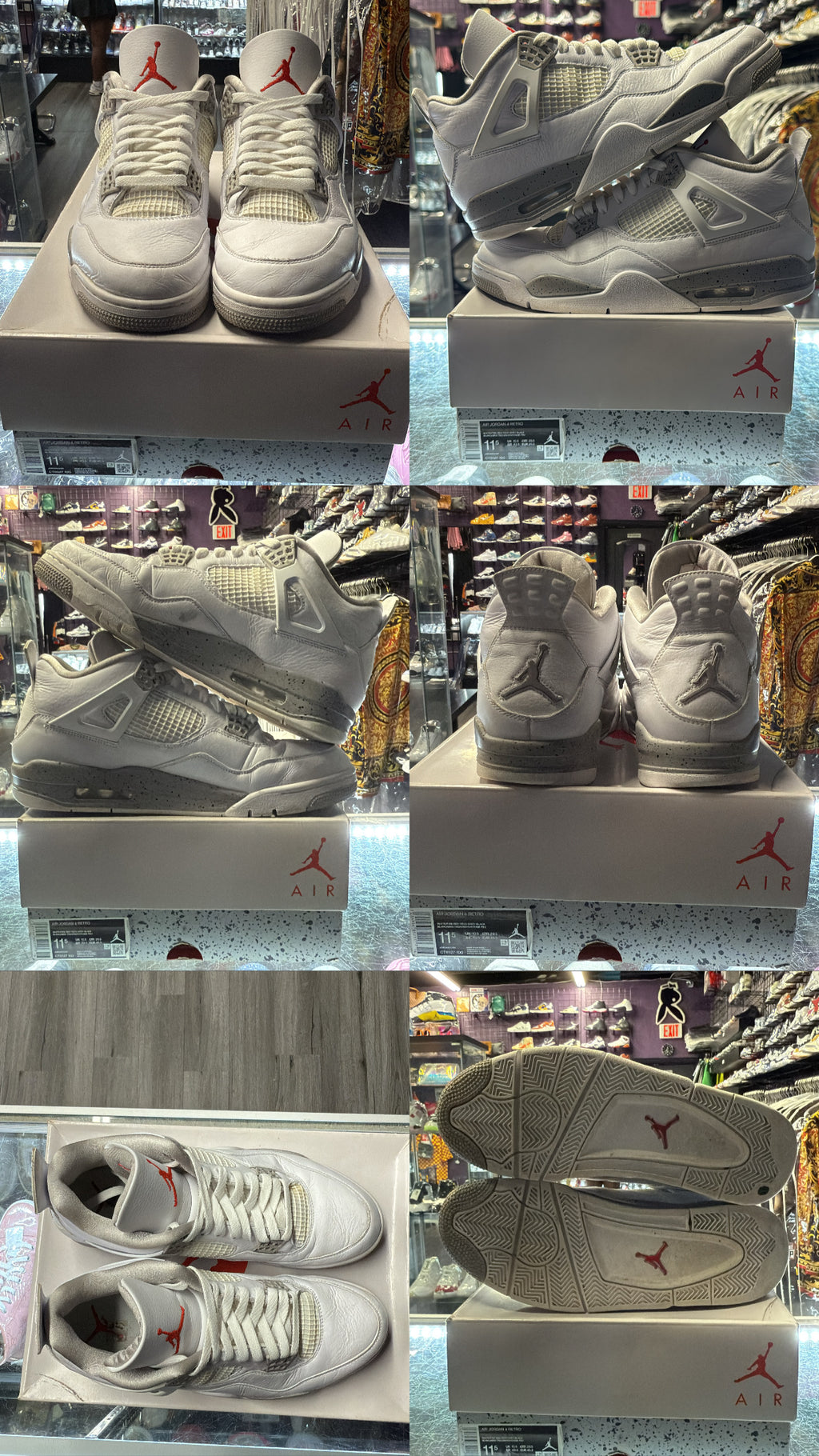 2021 Air Jordan Retro 4 "White Oreo"