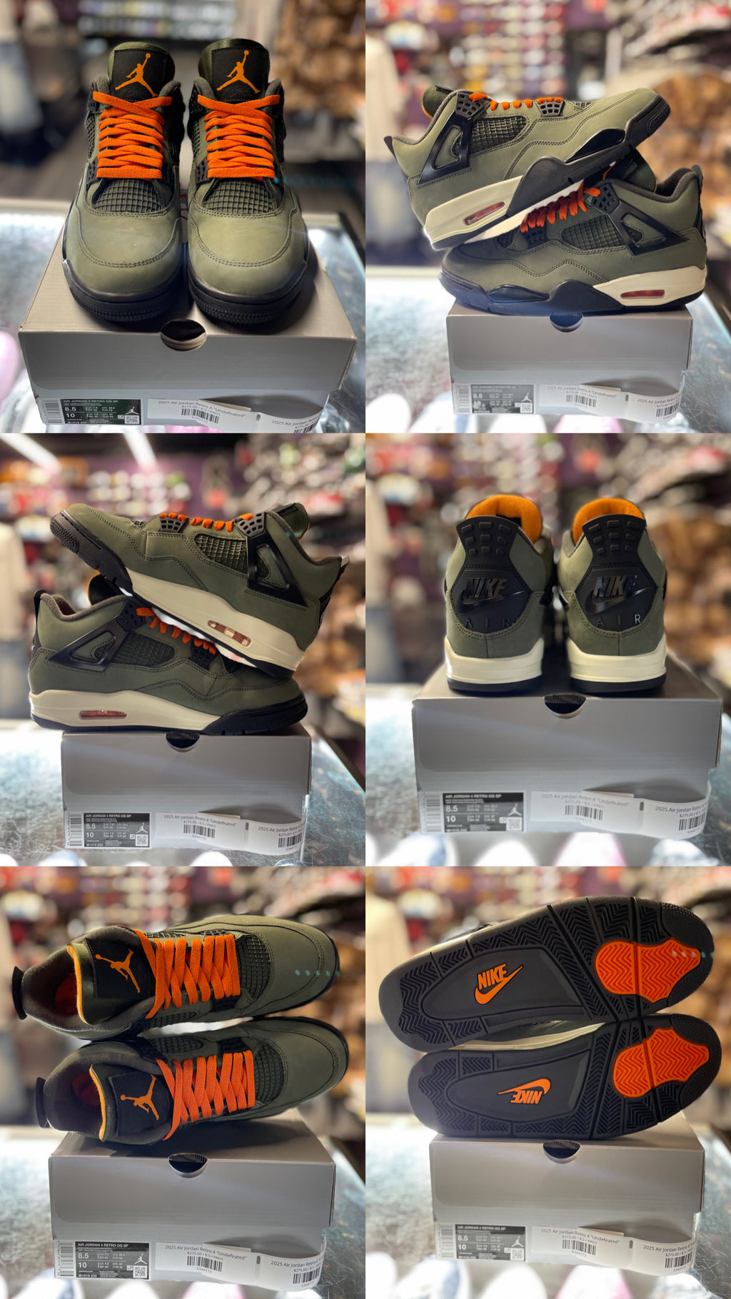 2025 Air Jordan Retro 4 "Undefeated"