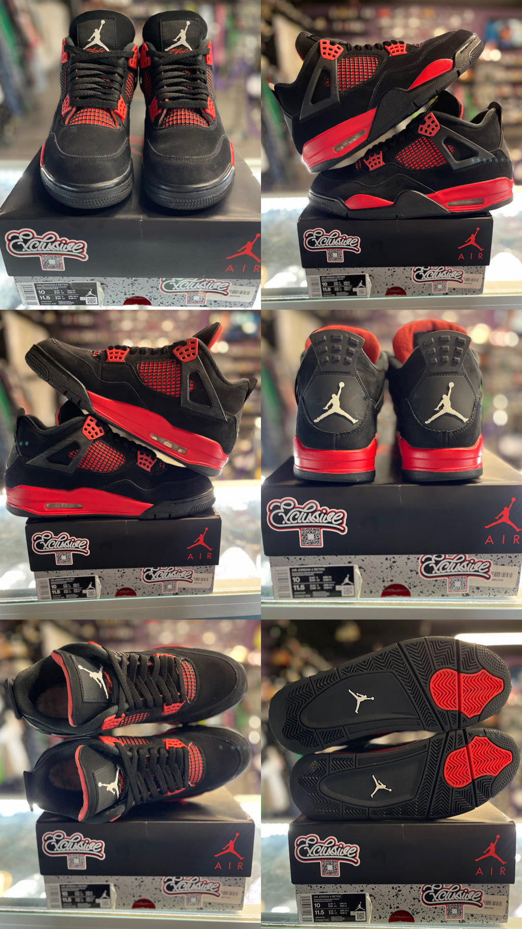 2022 Air Jordan Retro 4 "Red Thunder"