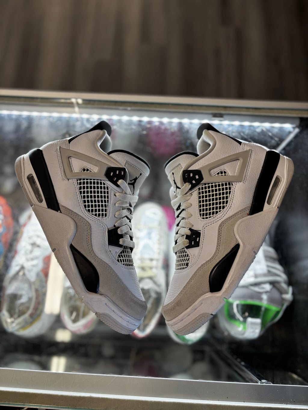2022 Air Jordan Retro 4 "Military Black" (GS)