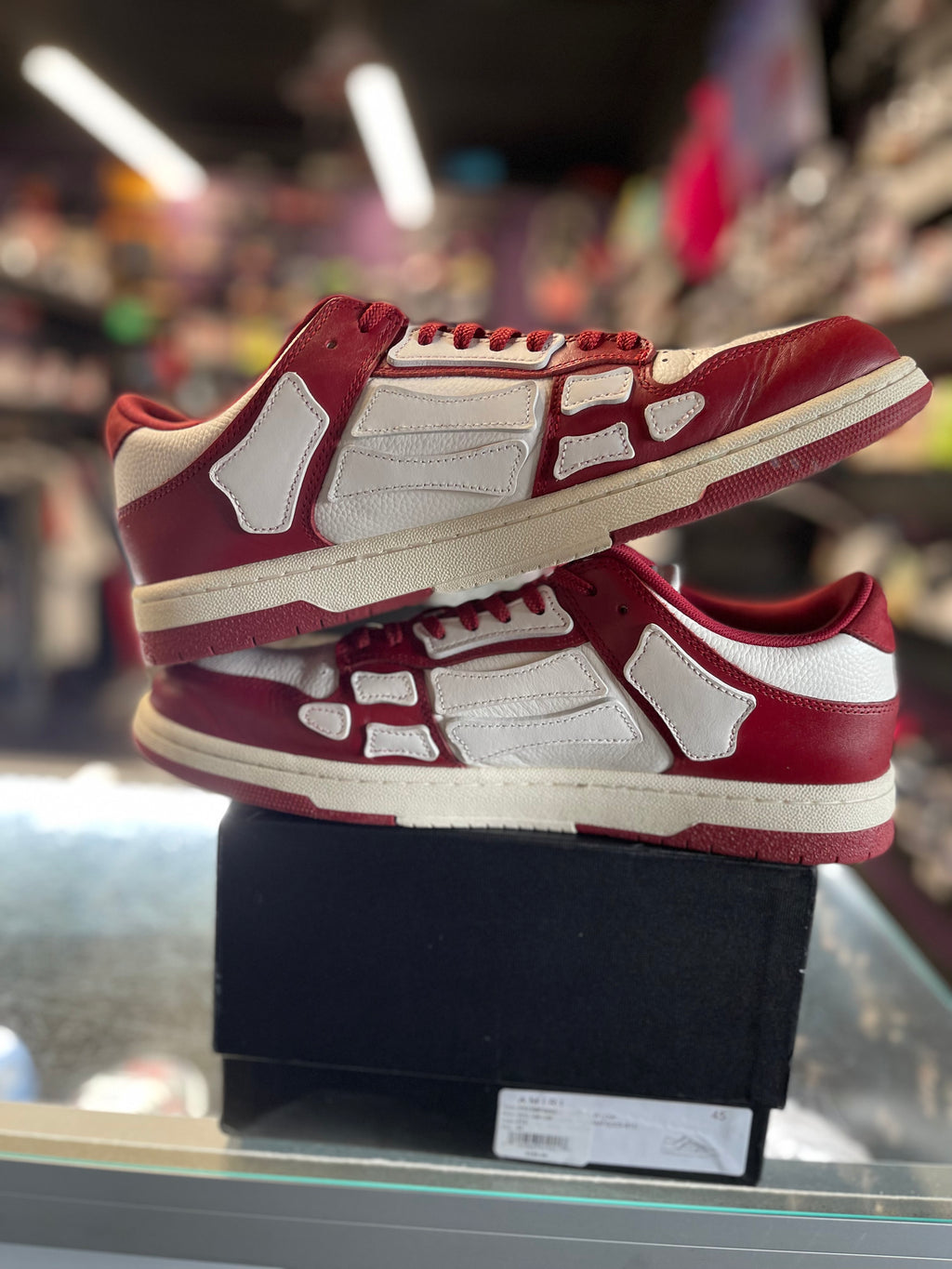 Amiri Skel Low "Red/White"