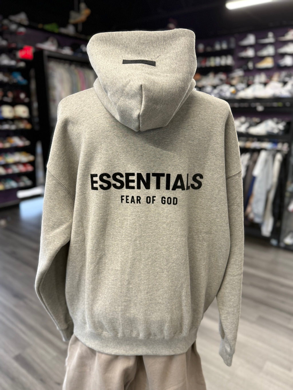 Fear Of God Essentials Hoodie "Grey"