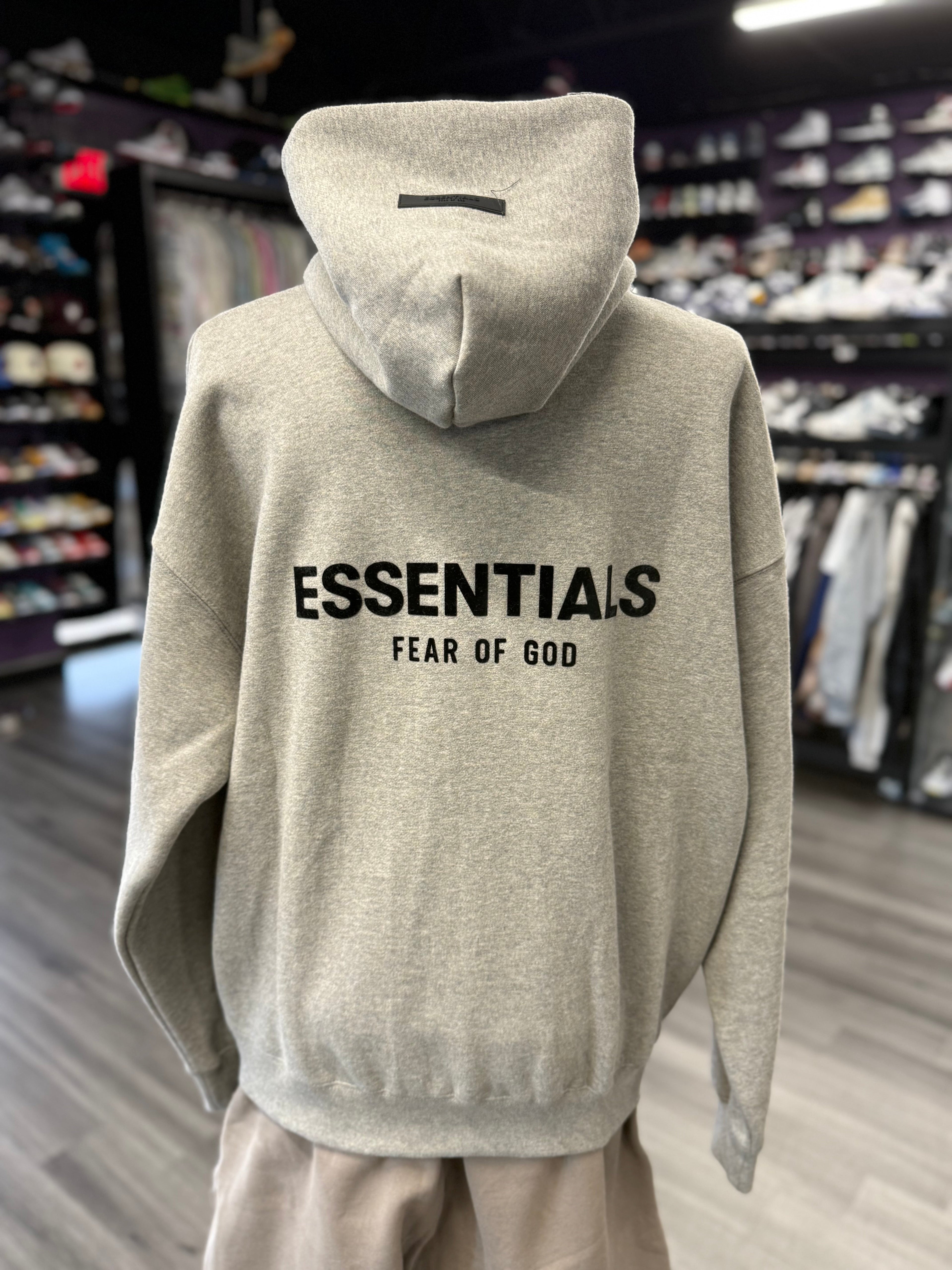 Fear Of God Essentials Hoodie "Grey"