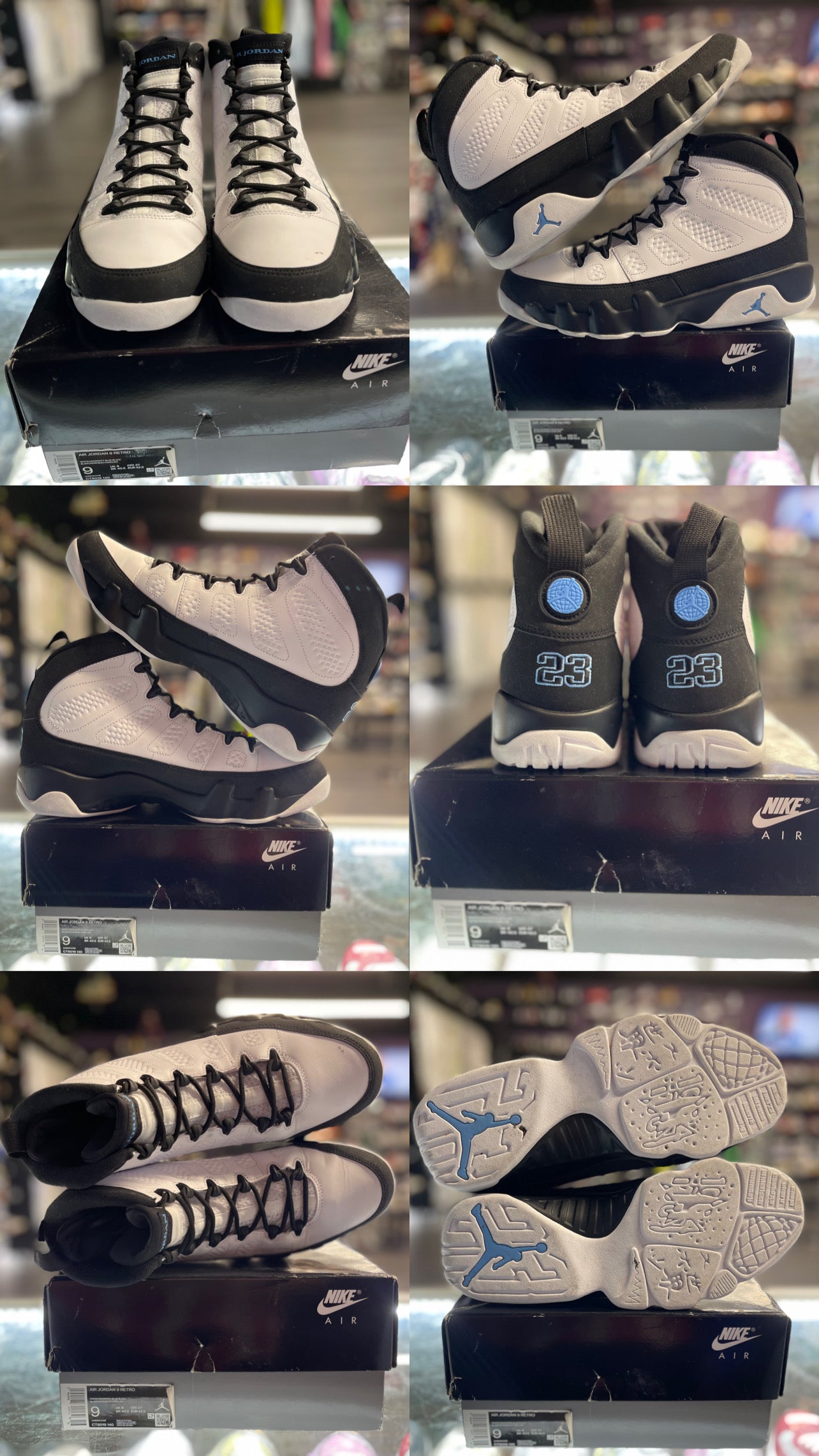 2020 Air Jordan Retro 9 "University Blue"