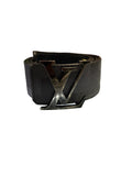 LV BELT REVERSIBlE BLACK GREY