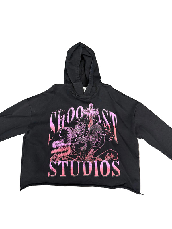 Shoot1st Hoodie "Black Pink"