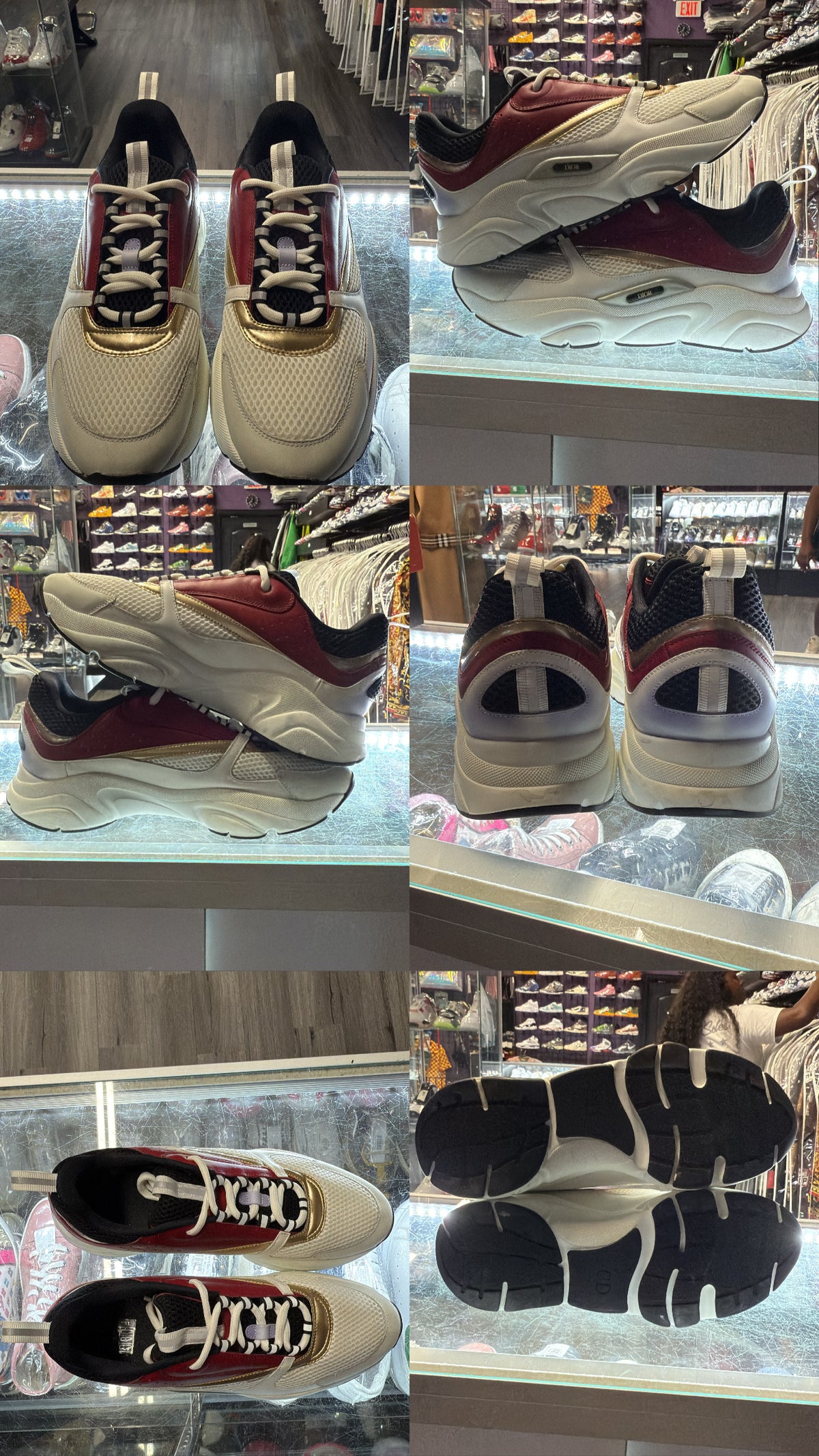 Christian Dior B22 "White/Red/Gold"