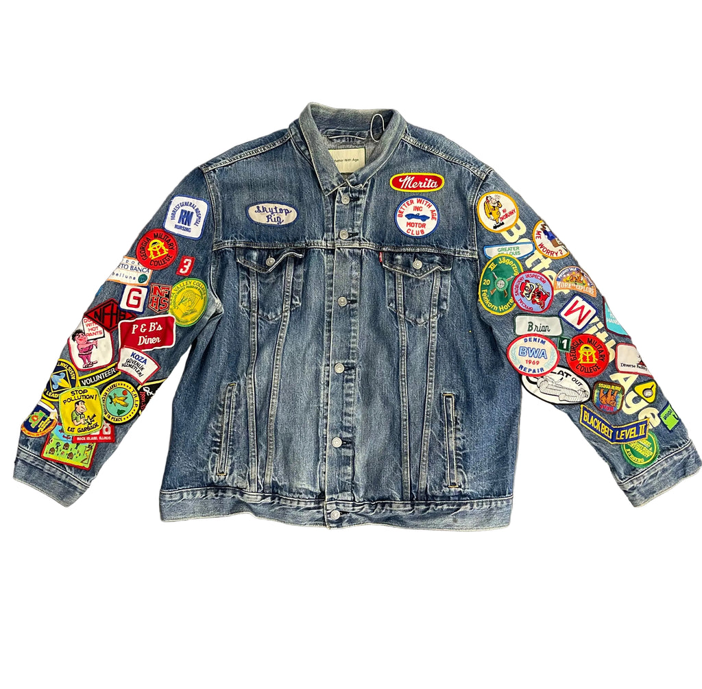 Vintage Denim Trucker Jacket Levi "Better With Age"