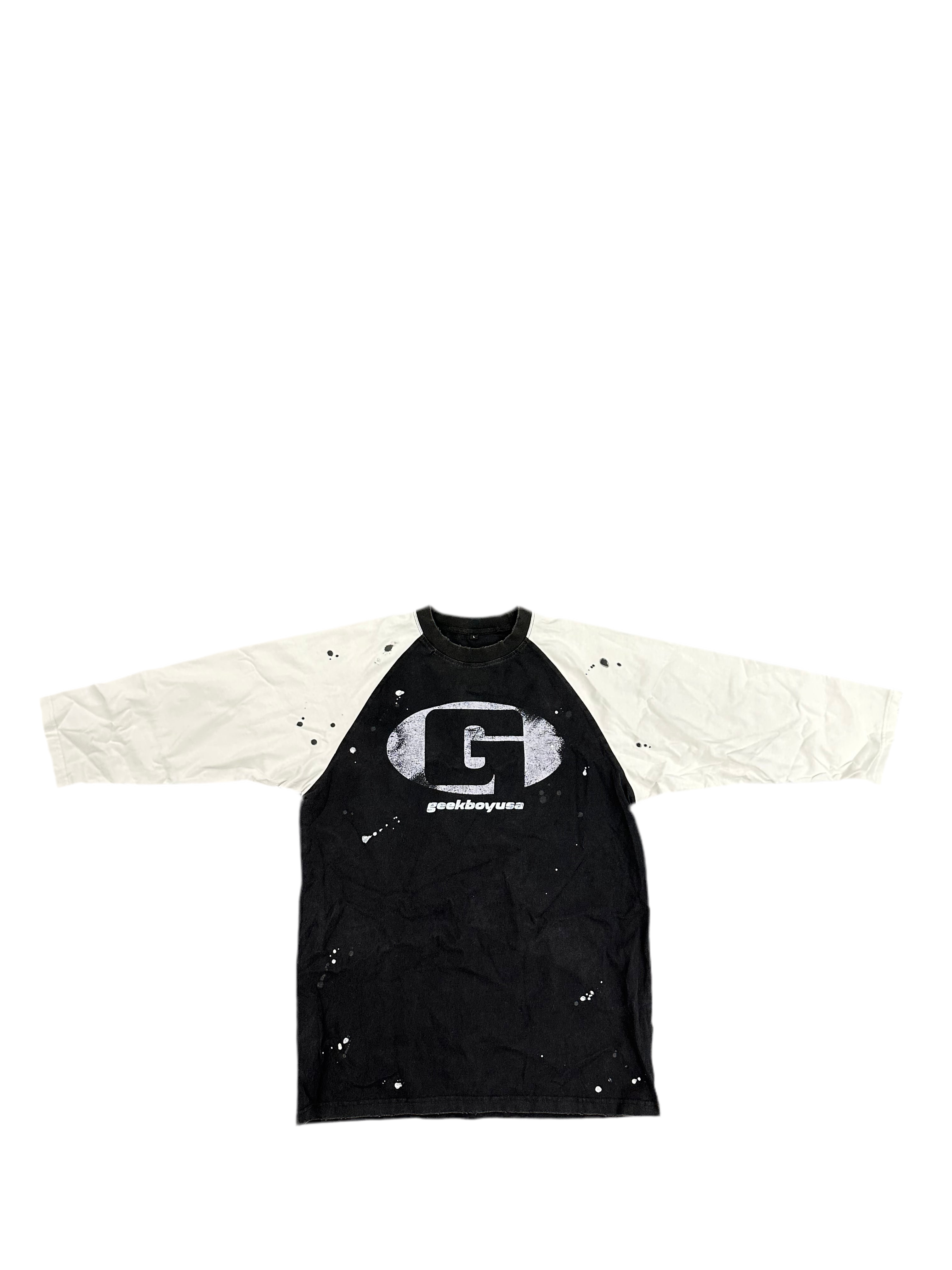 Geekboy USA 3/4 Sleeve "Black/White"
