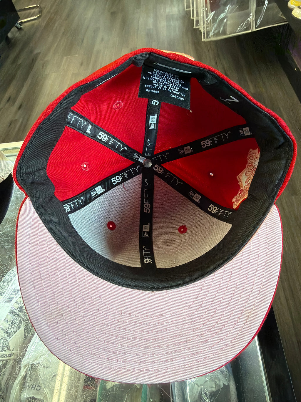 New Era 59FIFTY fitted hat “Cincinnati Red Pink Monochromatic Accent”